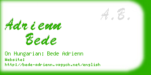 adrienn bede business card